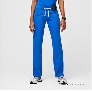 Kade Cargo Scrub Pants Figs Royal Blue